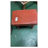 Vintage wooden foot stool 14 inches x 9 inches