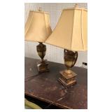 Pair of lamps 28 inches tall