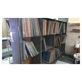 Shelf lot of screens for tee shirts colleges