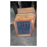 11 Pitt Panthers tee shirt screens
