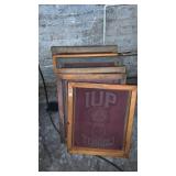 6 IUP tee shirt screens 18 inches x 22 inches