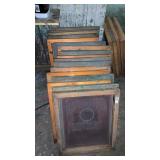 17 Slippery Rock tee shirt screens 18 inches x 22