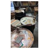 (6) 55 gallon barrels with 3 pumps