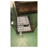 Small metal dog crate
