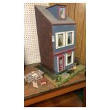 Old dollhouse some accessories included 32 inches