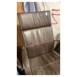 Office chair with 2 pillows chair torn