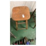 Old wooden stool