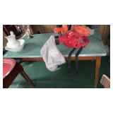 Wooden table 60 inches x 30 inches NO CONTENTS