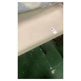 Plastic table 71 inches long contents not