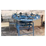 Rotating screen print machine
