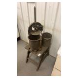 Vintage Enterprise sausage stuffer with juicer