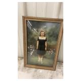 Old bubble glass photo