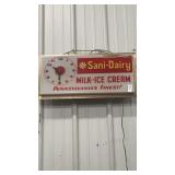Sani-Dairy clock