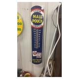Mail pouch Tobacco wall thermometer 38 inches