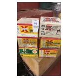 Six boxes of 16 gauge shotgun shells