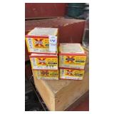 Five boxes of 16 gauge shotgun shells
