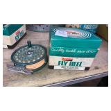 Heddon fly fishing reel in box