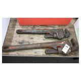 2 Ridgid pipe wrenches