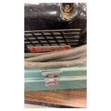 Weller sander with green tin can