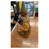Tom Clark gnomes watering sunflower 11 inches tall