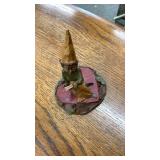 Tom Clark gnome reading a book 4 inches