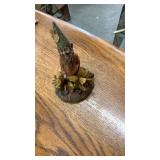 Tom Clark gnome with flowers 6 1/2 inches tall