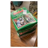 2 boxes of topps  1991 football picture cards