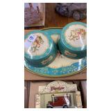 Baret ware Boudoir set , Lilliput lane car, 1