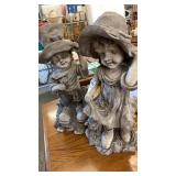 2 garden decorations