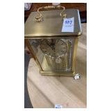 Table clock with batteries