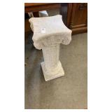 White ceramic planter 2 1/2 feet tall