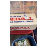Box of topps baseball cards