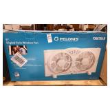 Pelonis 9" digital twin window fan