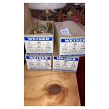 Lot of 4 Weiser bedroom door keyless lock knobs