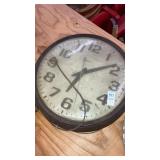 Times electric wall clock 18" diam