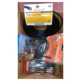 Boxlot coaxial cable, stripper tool, exacto knife