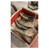 Lot of old oil can funnels