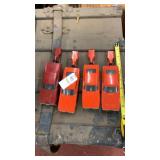 Four funmate toy cars