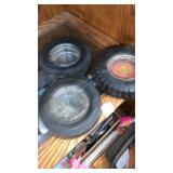 3 tire ashtrays