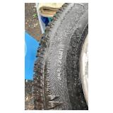 4 aluminum 6 bolt Ford wheels and 3 attic claw