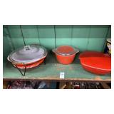 Shelf lot of 3 Pyrex
