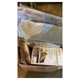 Box lot of car cover and motorcycles cover and