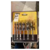 Stubby auger drill set