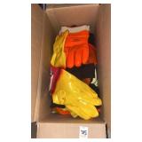 Box lot of gloves