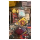 Tray lot of 12 v led lights and miscellaneous