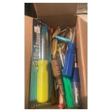 Box lot of screw drivers