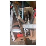 Box lot of tools