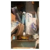 Box lot of of electrical items including ballasts