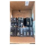 Box lot of type D breakers