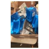 Plastic and metal rough-in boxes